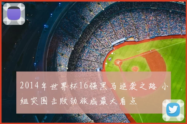 2014年世界杯16强黑马逆袭之路 小组突围击败劲旅成最大看点
